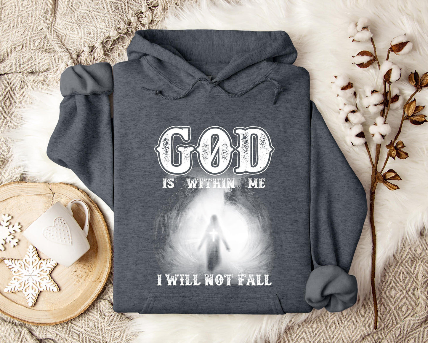 God Is Within Me I Will Not Fall Hoodie