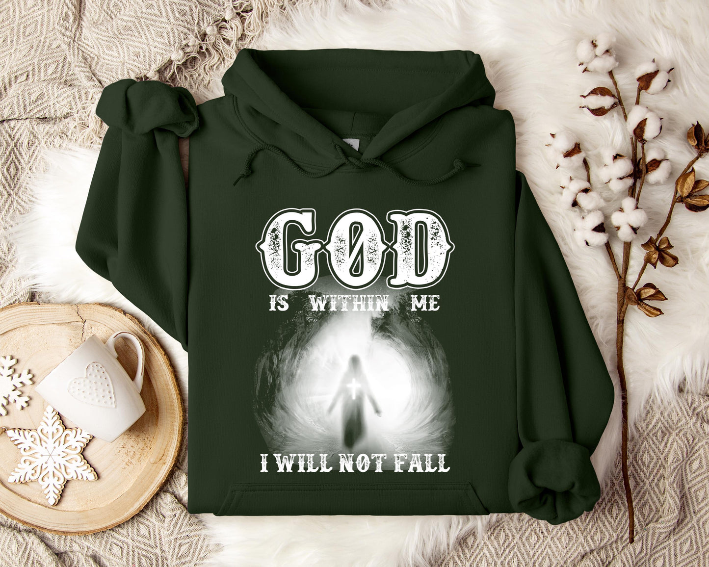 God Is Within Me I Will Not Fall Hoodie
