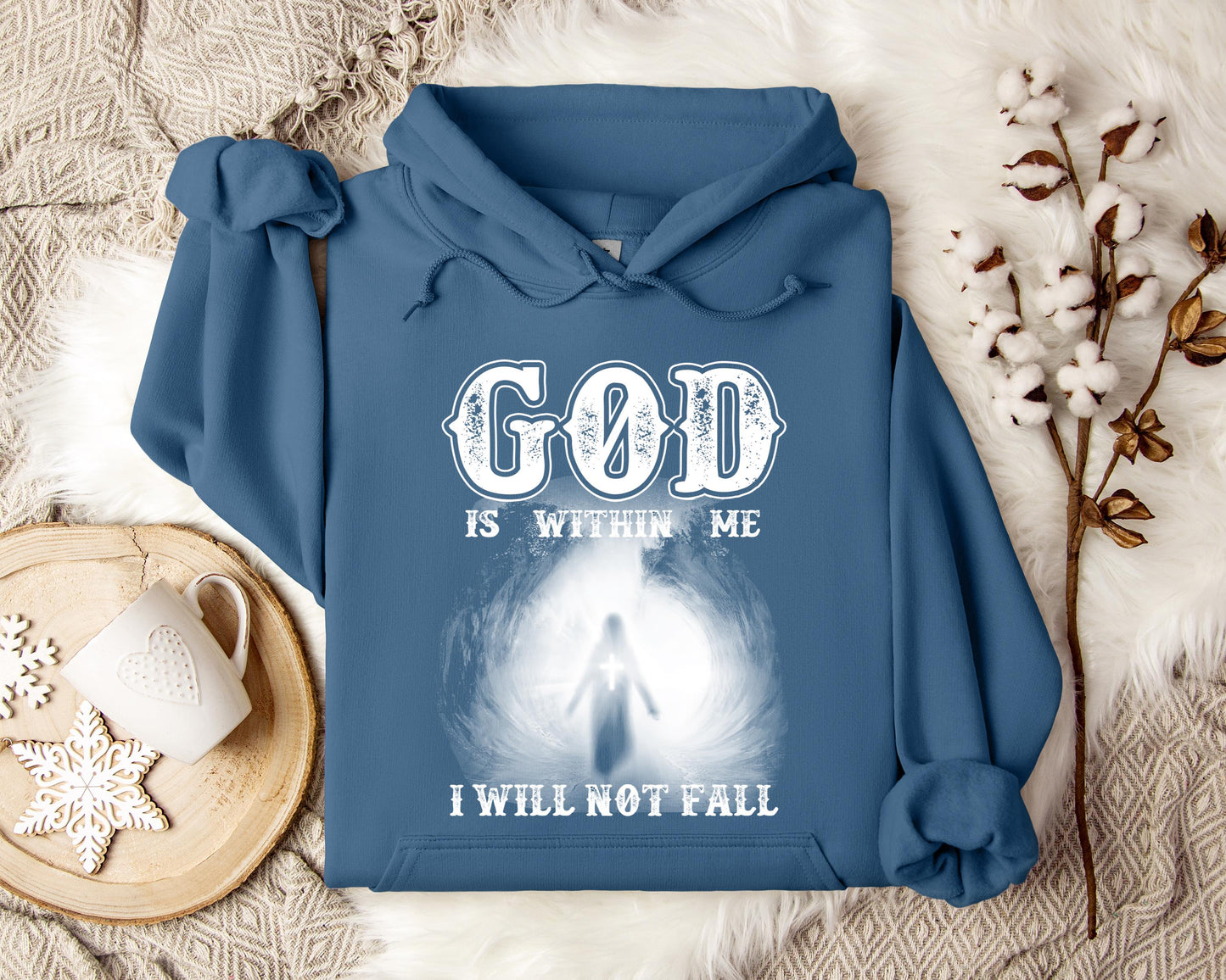 God Is Within Me I Will Not Fall Hoodie