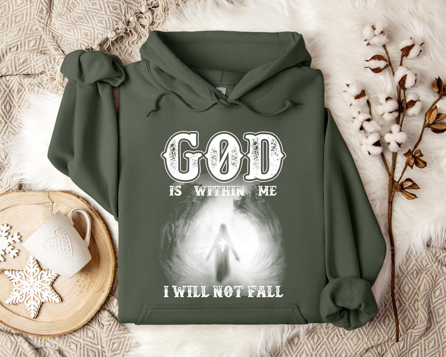 God Is Within Me I Will Not Fall Hoodie