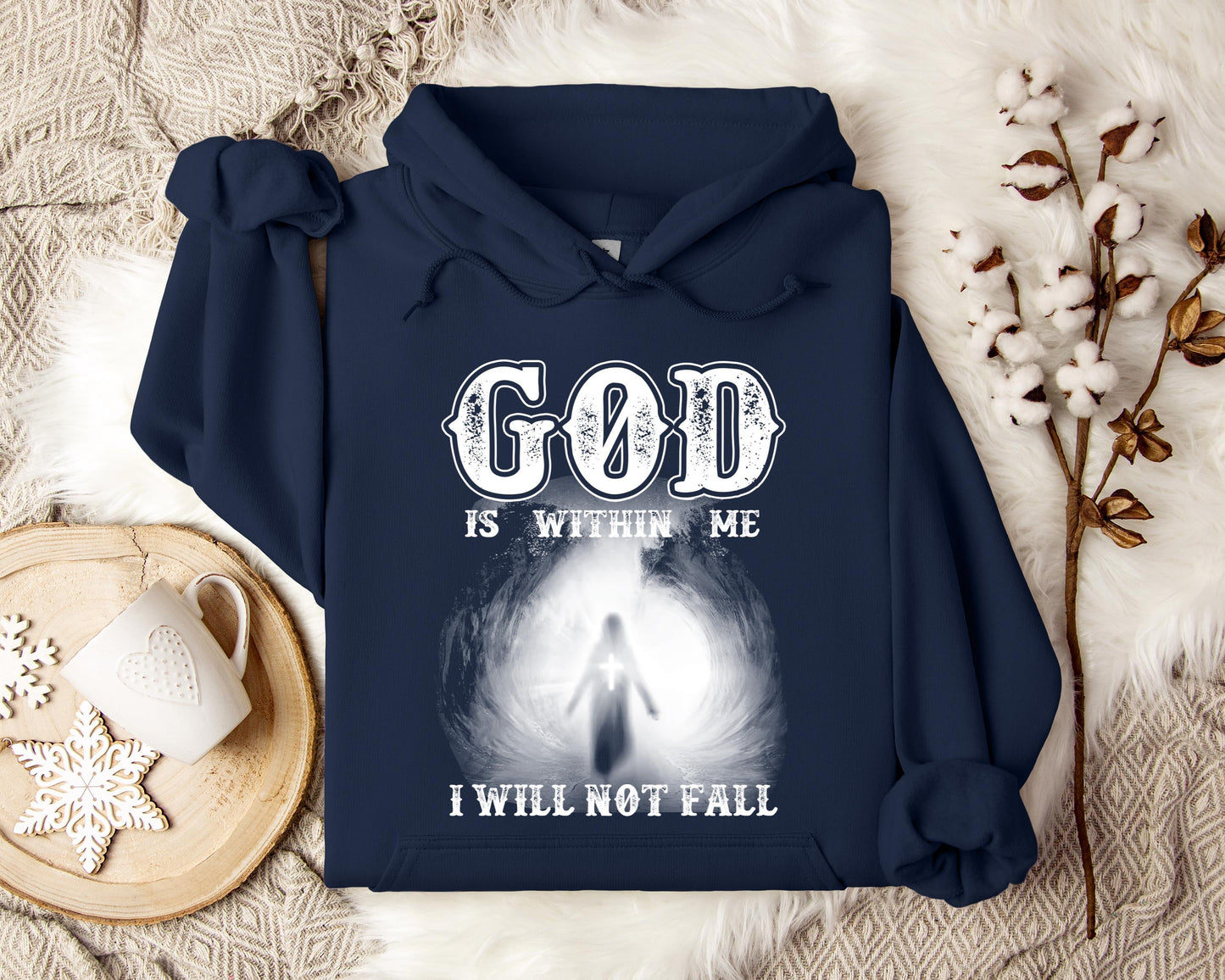 God Is Within Me I Will Not Fall Hoodie