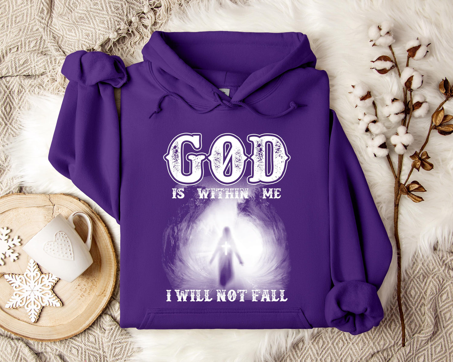 God Is Within Me I Will Not Fall Hoodie
