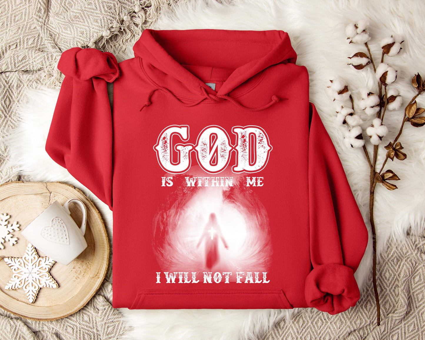 God Is Within Me I Will Not Fall Hoodie