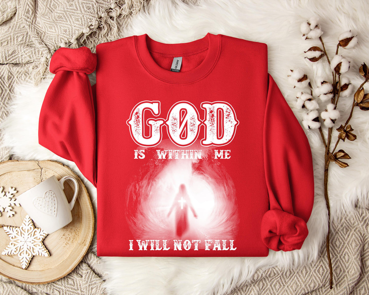 God Is Within Me I Will Not Fall Sweatshirt