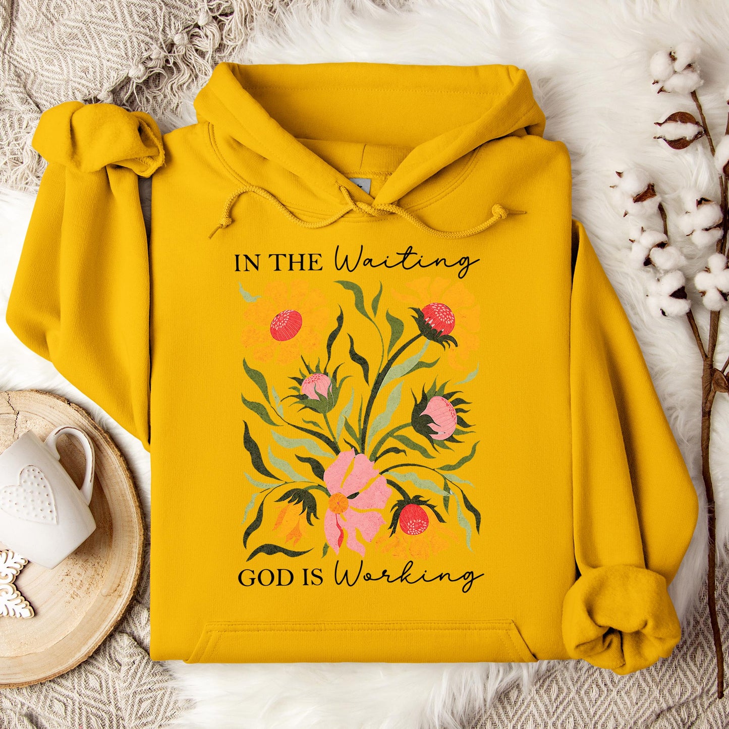 God Is Working In The Waiting 01 Hoodie