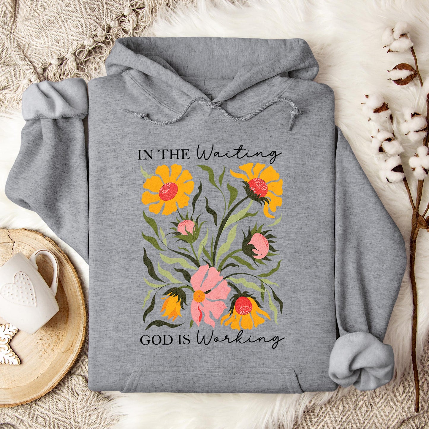 God Is Working In The Waiting 01 Hoodie