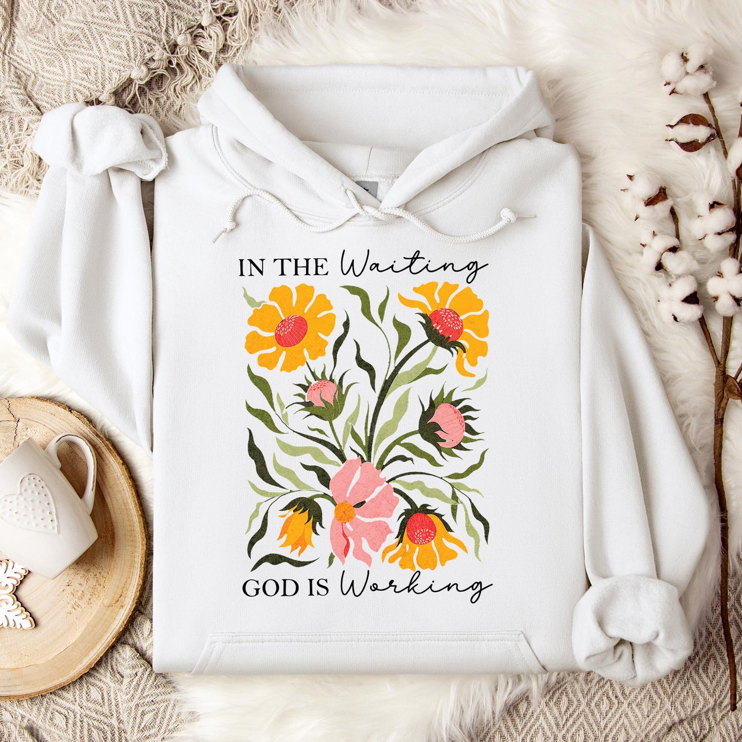 God Is Working In The Waiting 01 Hoodie