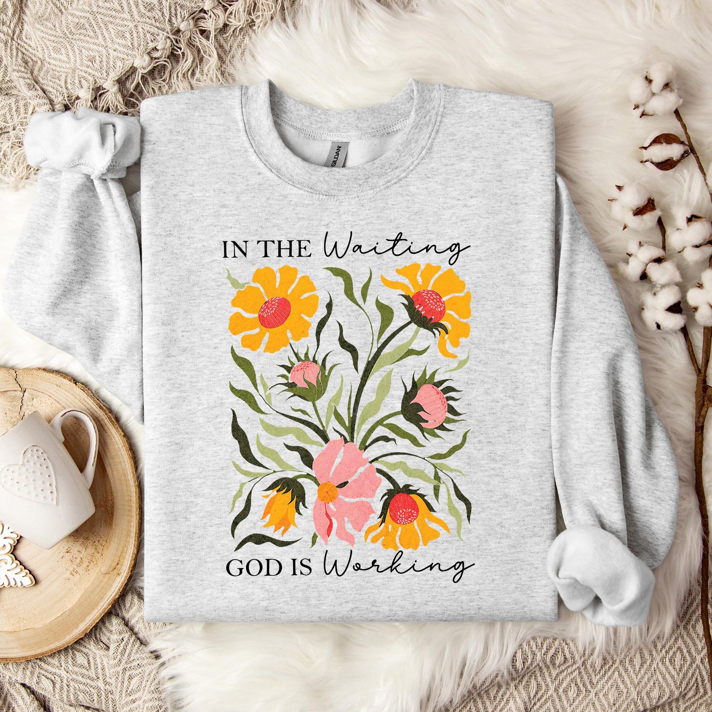 God Is Working In The Waiting 01 Sweatshirt