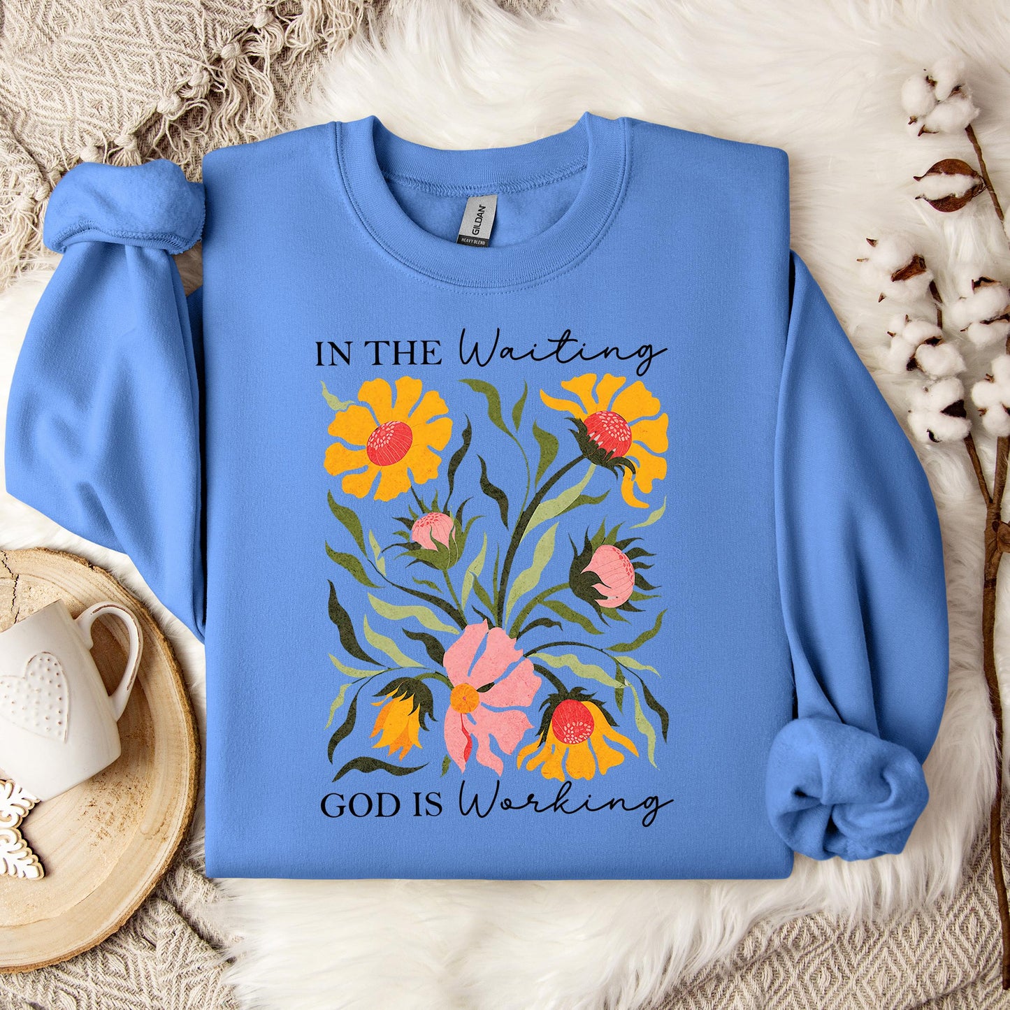 God Is Working In The Waiting 01 Sweatshirt