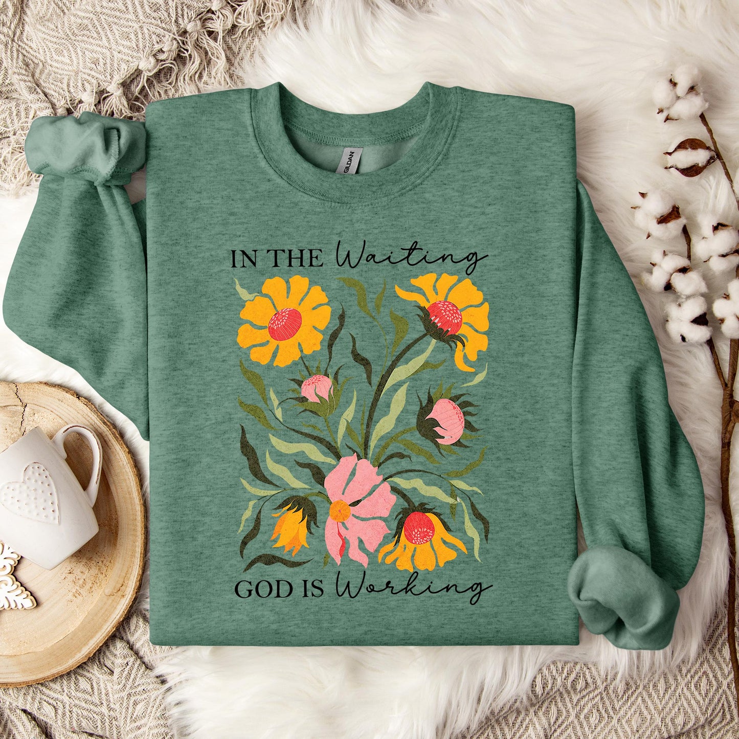 God Is Working In The Waiting 01 Sweatshirt