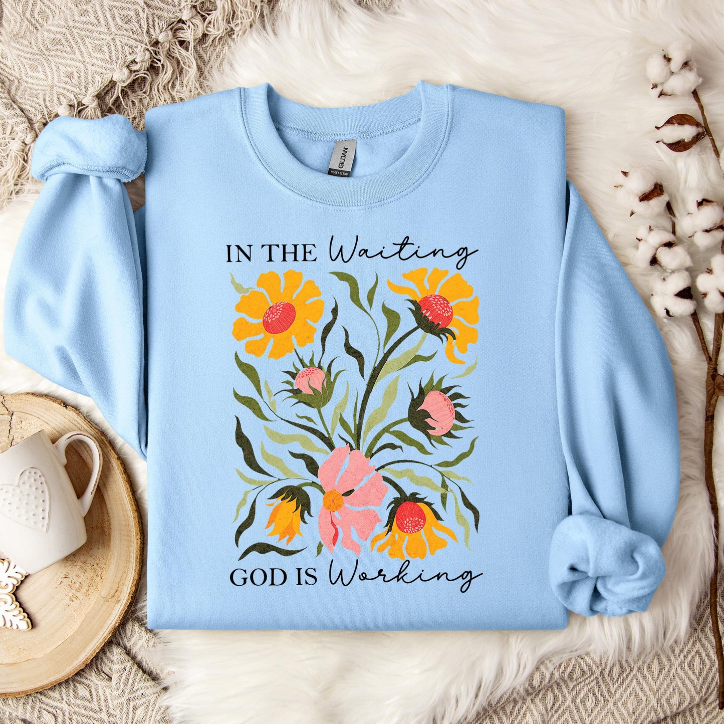 God Is Working In The Waiting 01 Sweatshirt