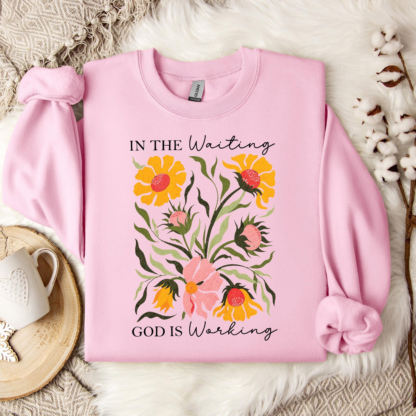 God Is Working In The Waiting 01 Sweatshirt