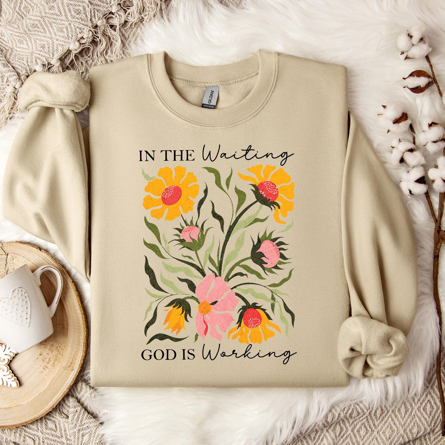 God Is Working In The Waiting 01 Sweatshirt