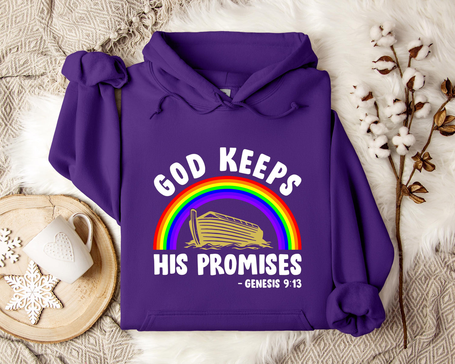 God Keeps His Promises Genesis 9.13 Hoodie