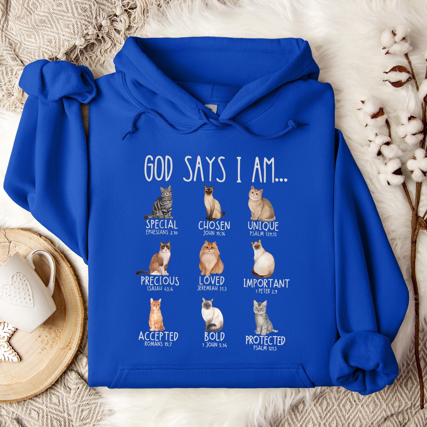 God Say I Am Cats Hoodie