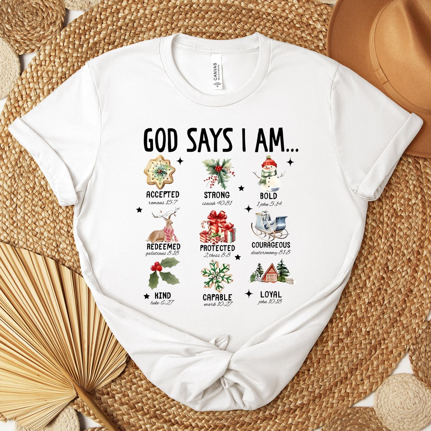 God Says I Am Christmas 01 Premium T-shirt