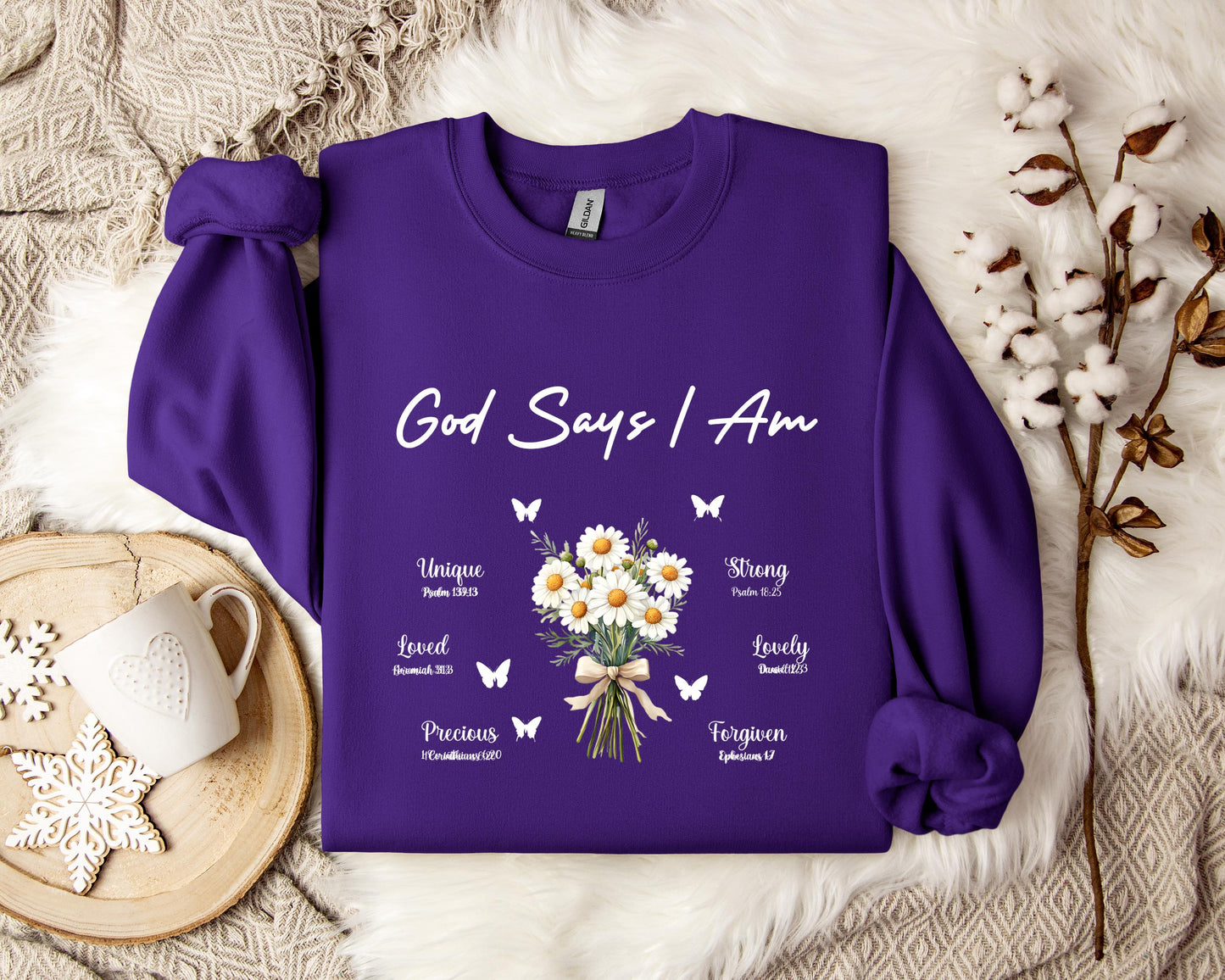 God Says I Am Sweatshirt