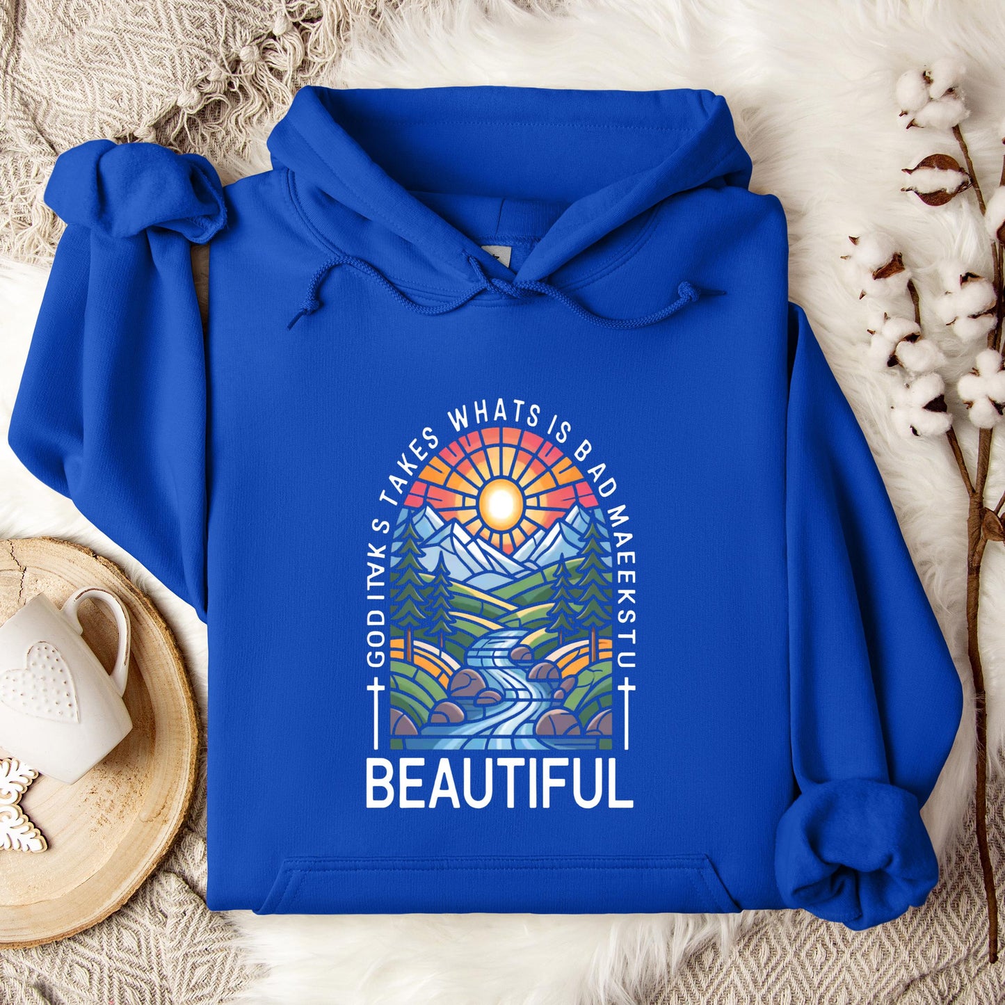 God Takes What Is Broken Makes It Beautiful 01 Hoodie