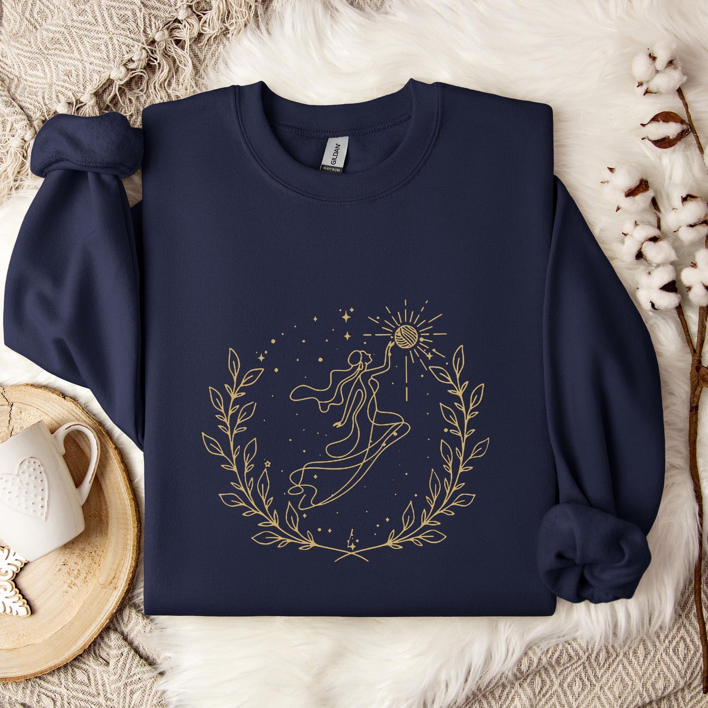 Goddess Cross Yarn Sweatshirt