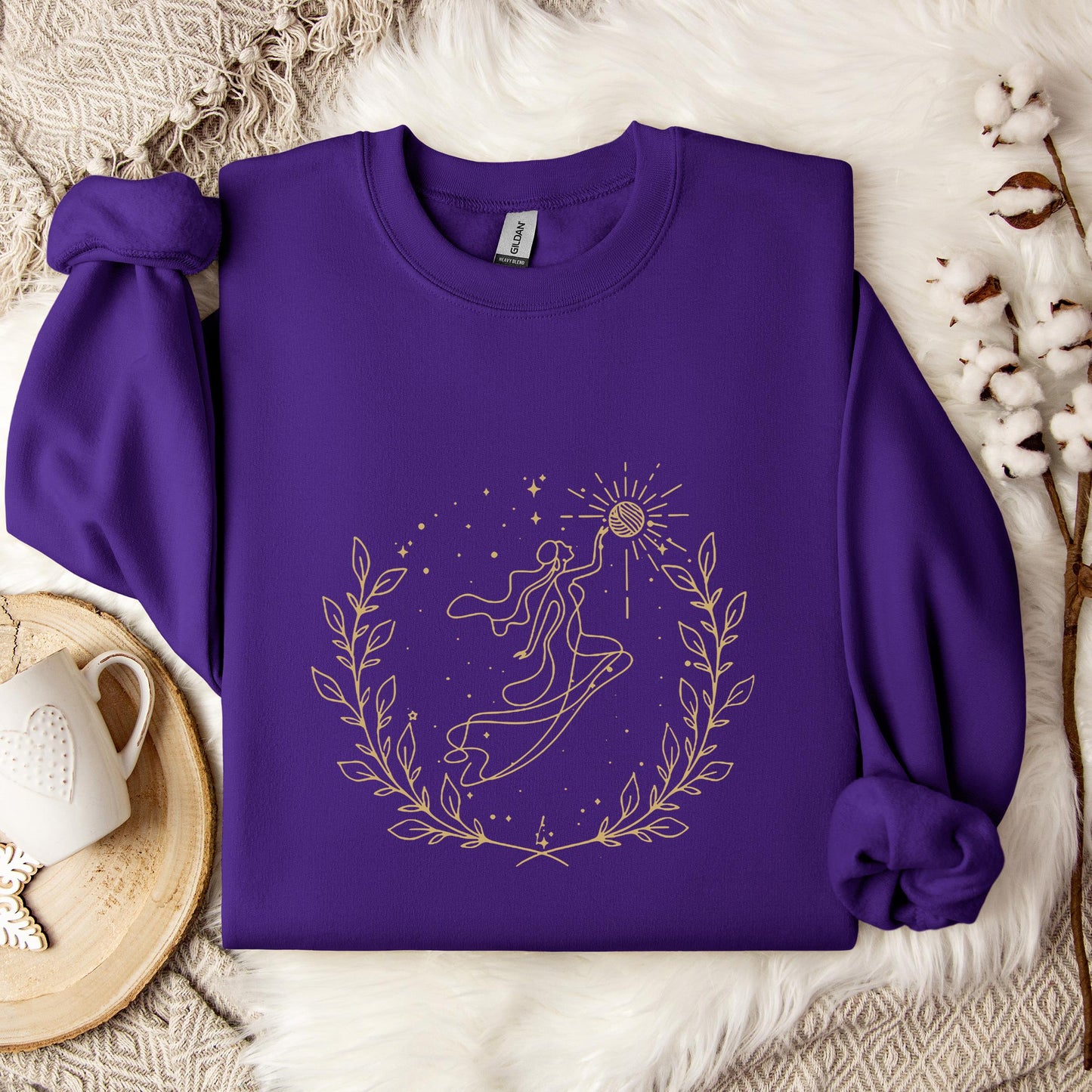 Goddess Cross Yarn Sweatshirt