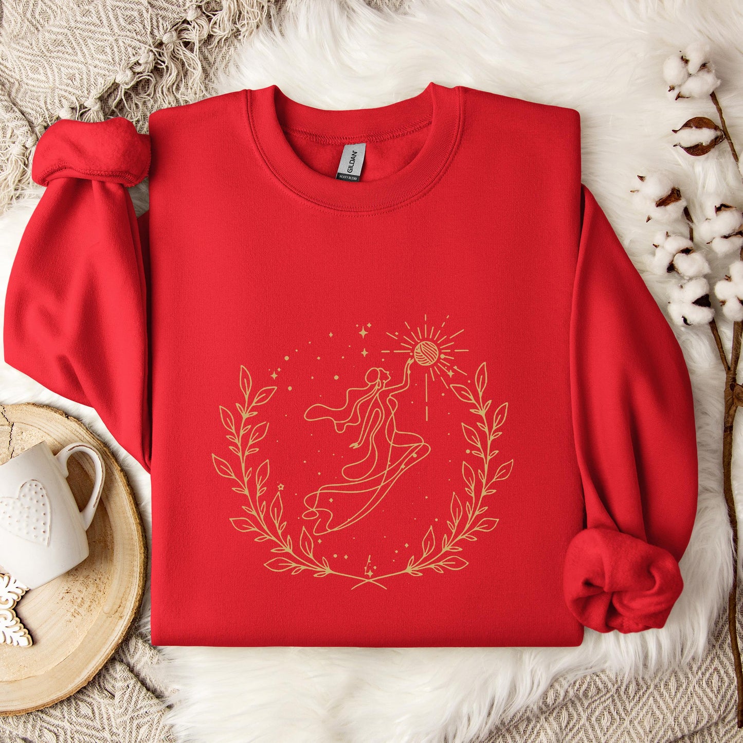 Goddess Cross Yarn Sweatshirt