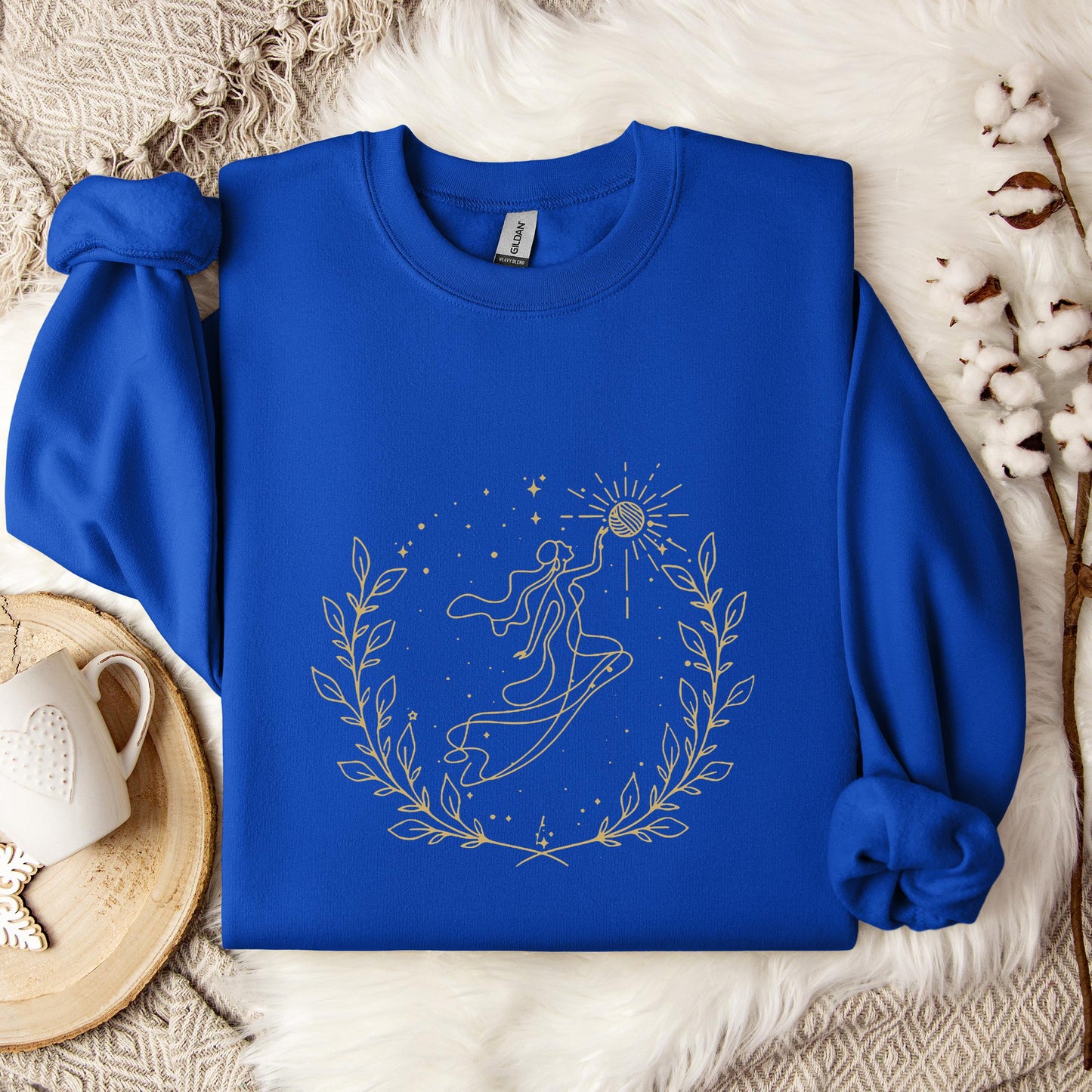 Goddess Cross Yarn Sweatshirt