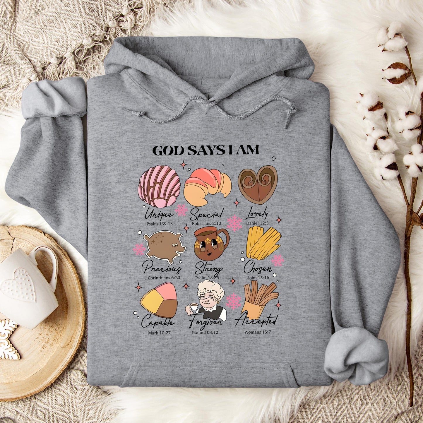 Gods Says I Am 02 Hoodie