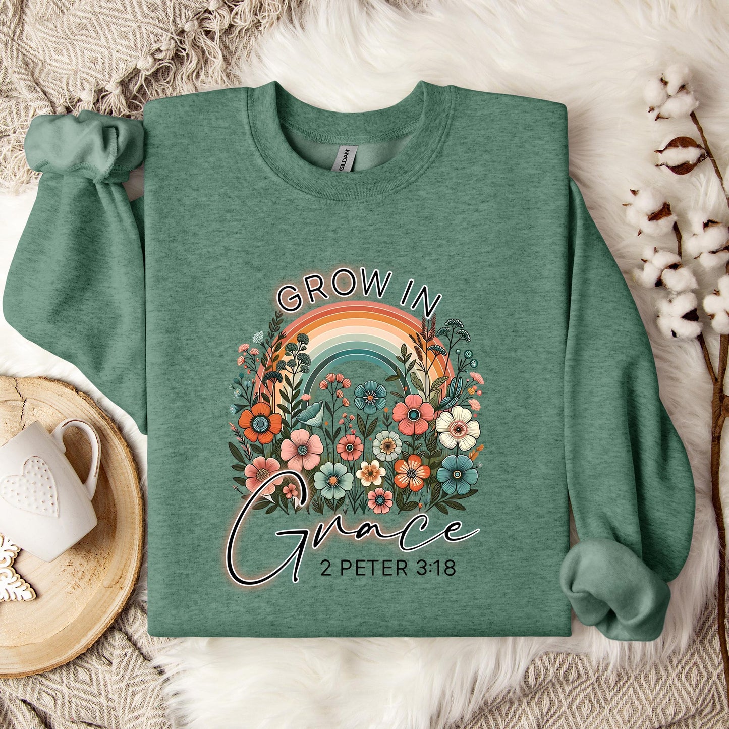 Grow In Grace 2 Peter 3.18 01 Sweatshirt