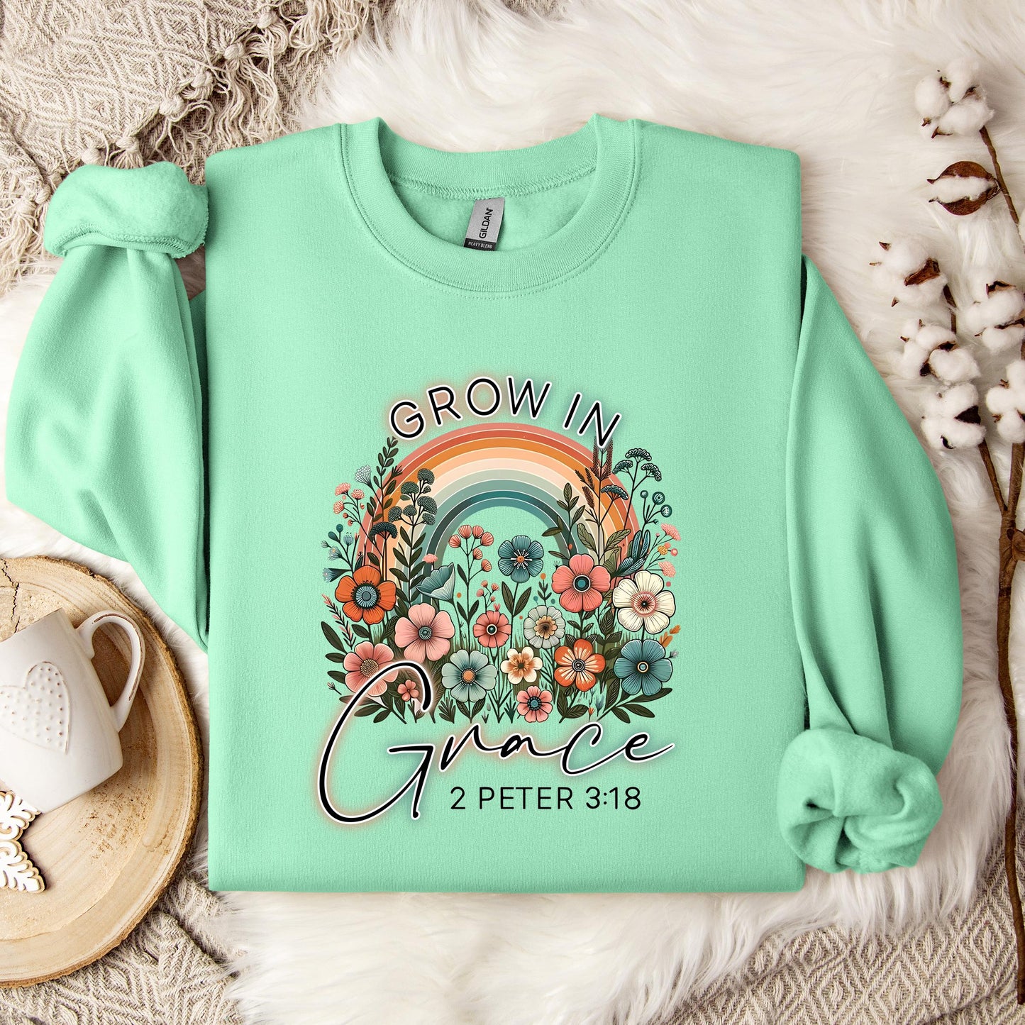 Grow In Grace 2 Peter 3.18 01 Sweatshirt