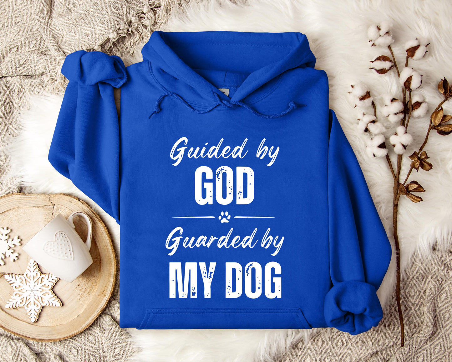 Guided By God Guarded By My Dog Hoodie