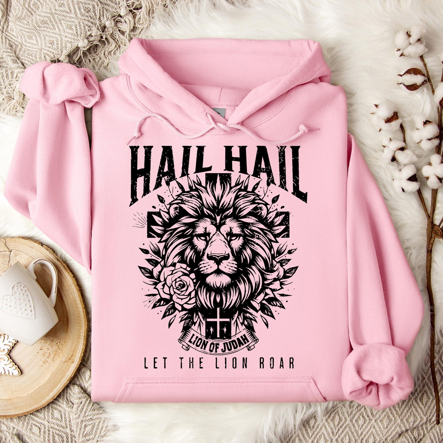 Hail Hail Lion of Judah Let The Lion Roar Hoodie
