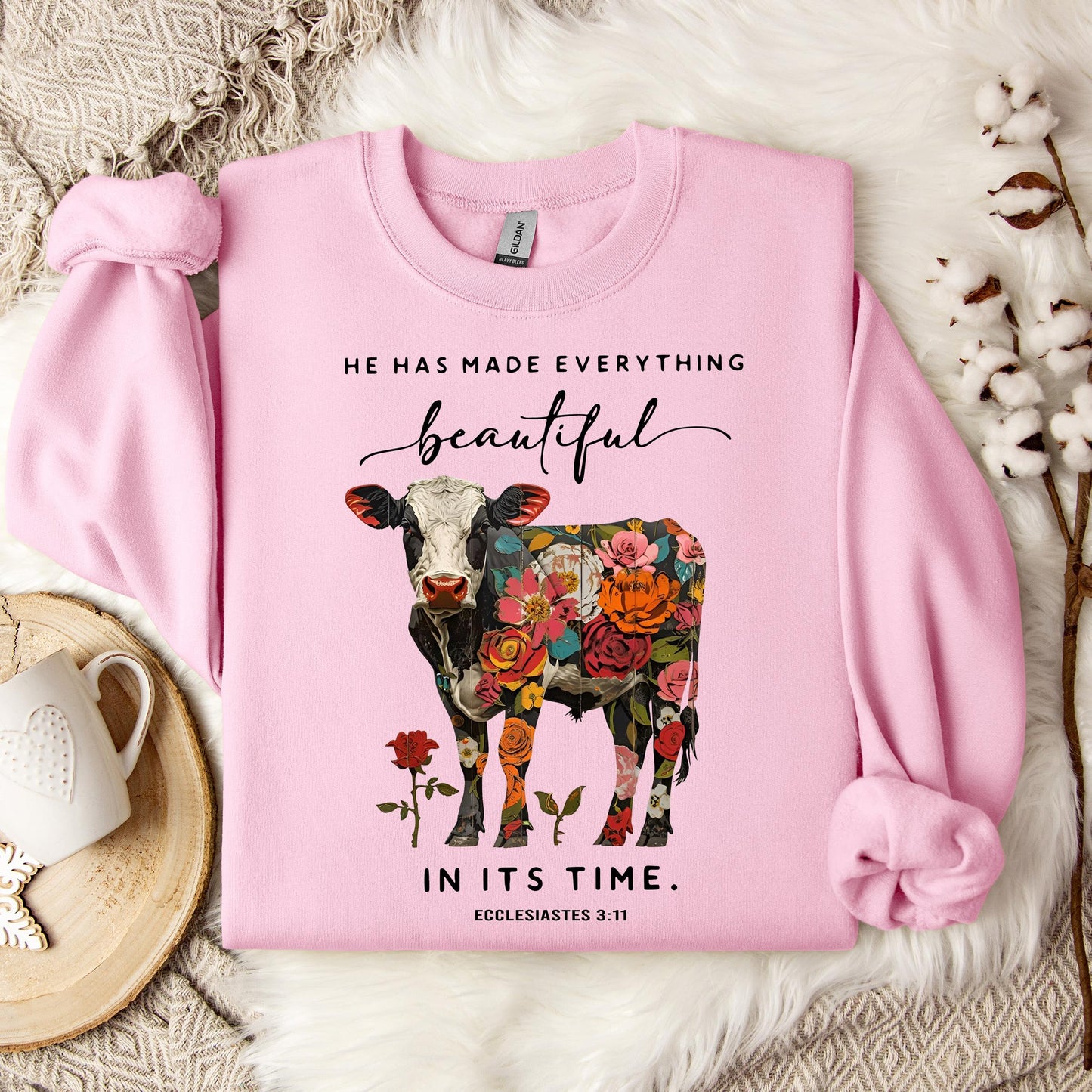 He Has Made Everything Beautiful In Its Time Ecclesiastes 3.11 01 Sweatshirt