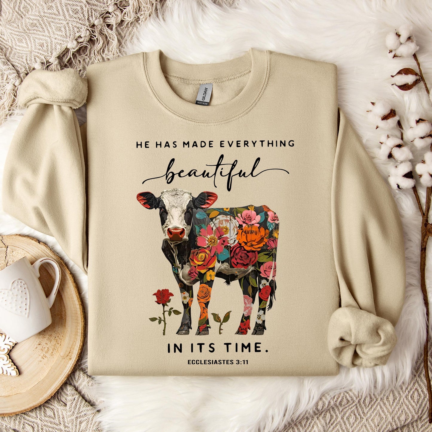 He Has Made Everything Beautiful In Its Time Ecclesiastes 3.11 01 Sweatshirt