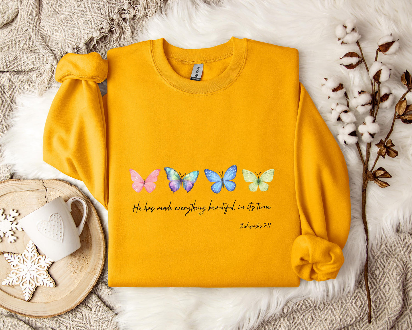 He Has Made Everything Beautiful In Its Time Ecclesiastes 3.11 Sweatshirt