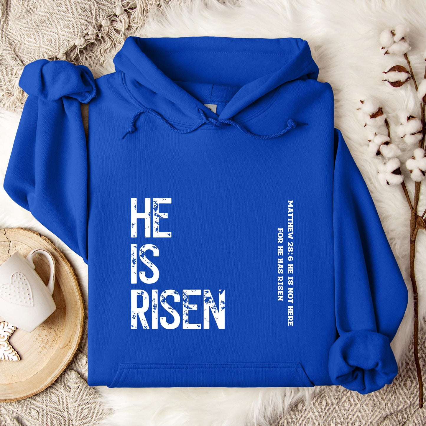 He Is Risen Matthew 28.6 Hoodie