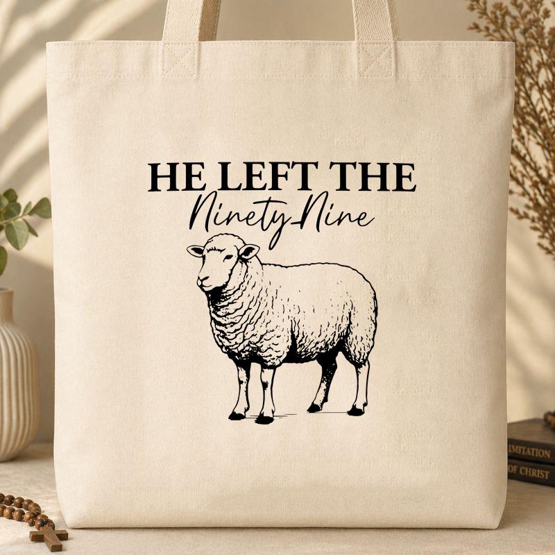 He Left The Ninety Nine Tote Bag