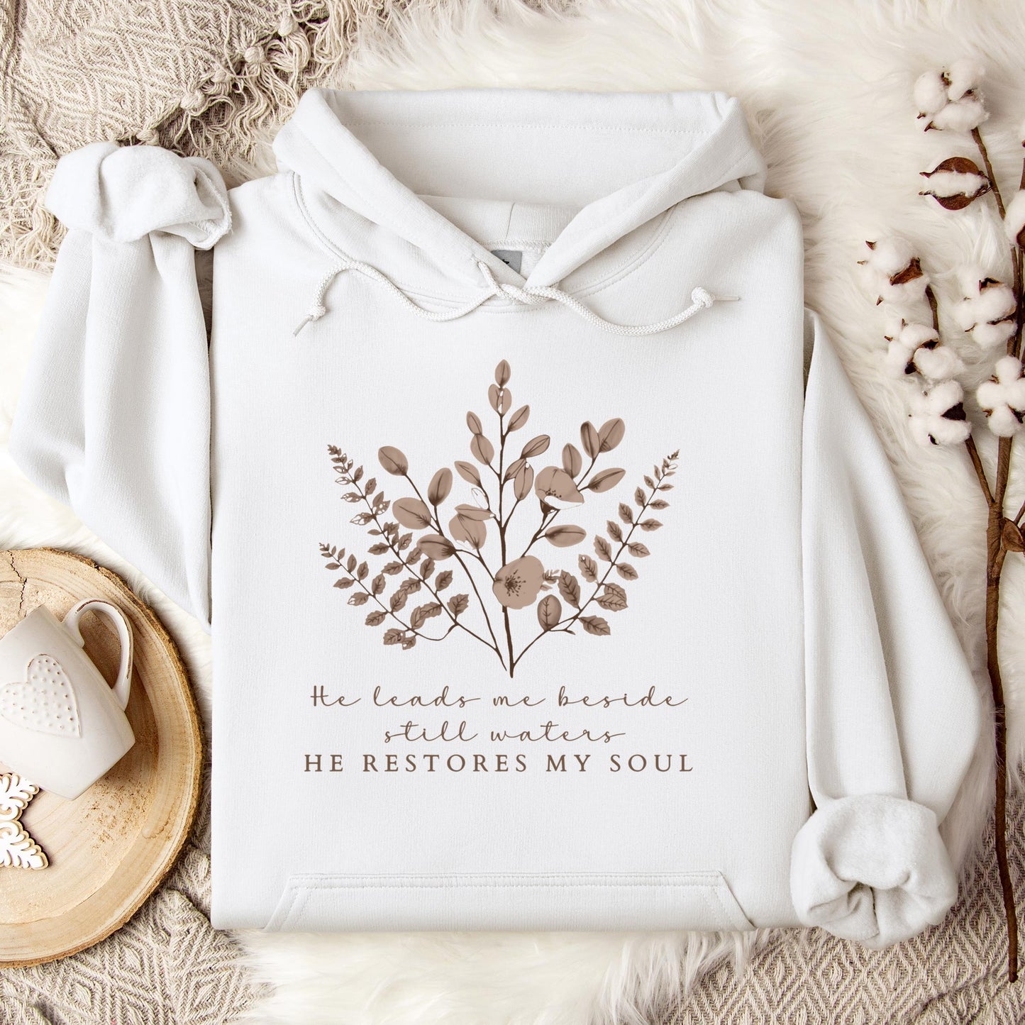 He Restores My Soul Hoodie