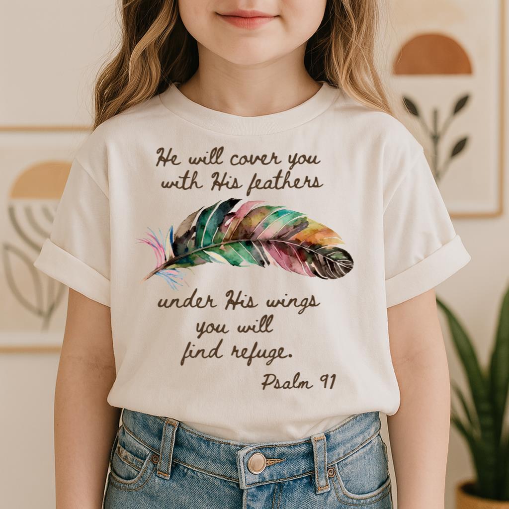 He Will Cover You With His Feathers Under His Wings You Will Find Refuge Psalm 91 01