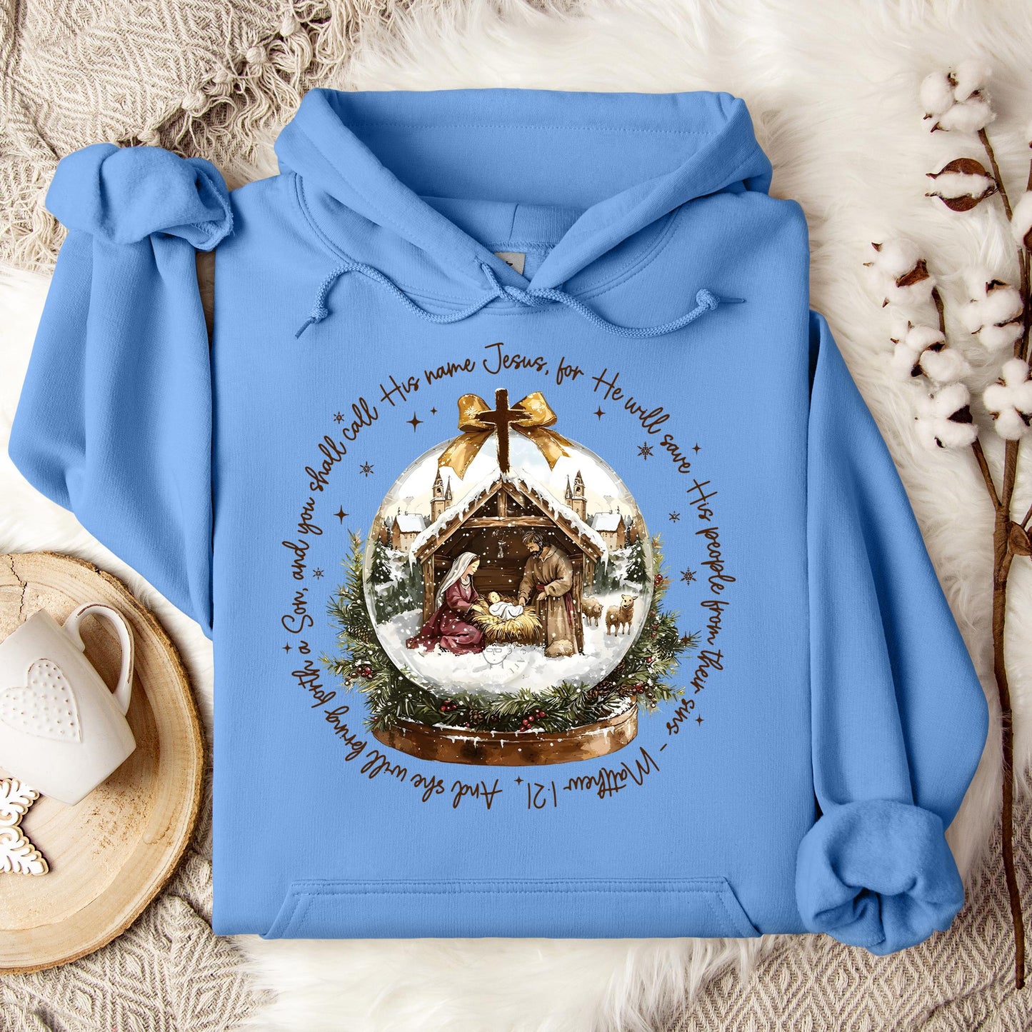 He Will Save His People From Their Sins Matthew 1.21 Hoodie
