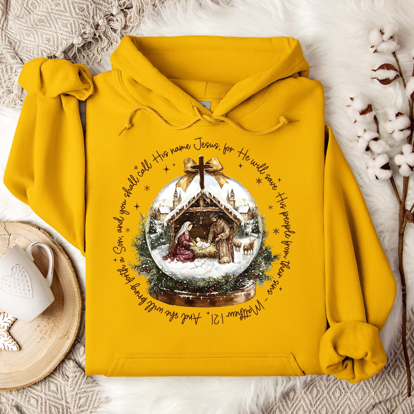 He Will Save His People From Their Sins Matthew 1.21 Hoodie