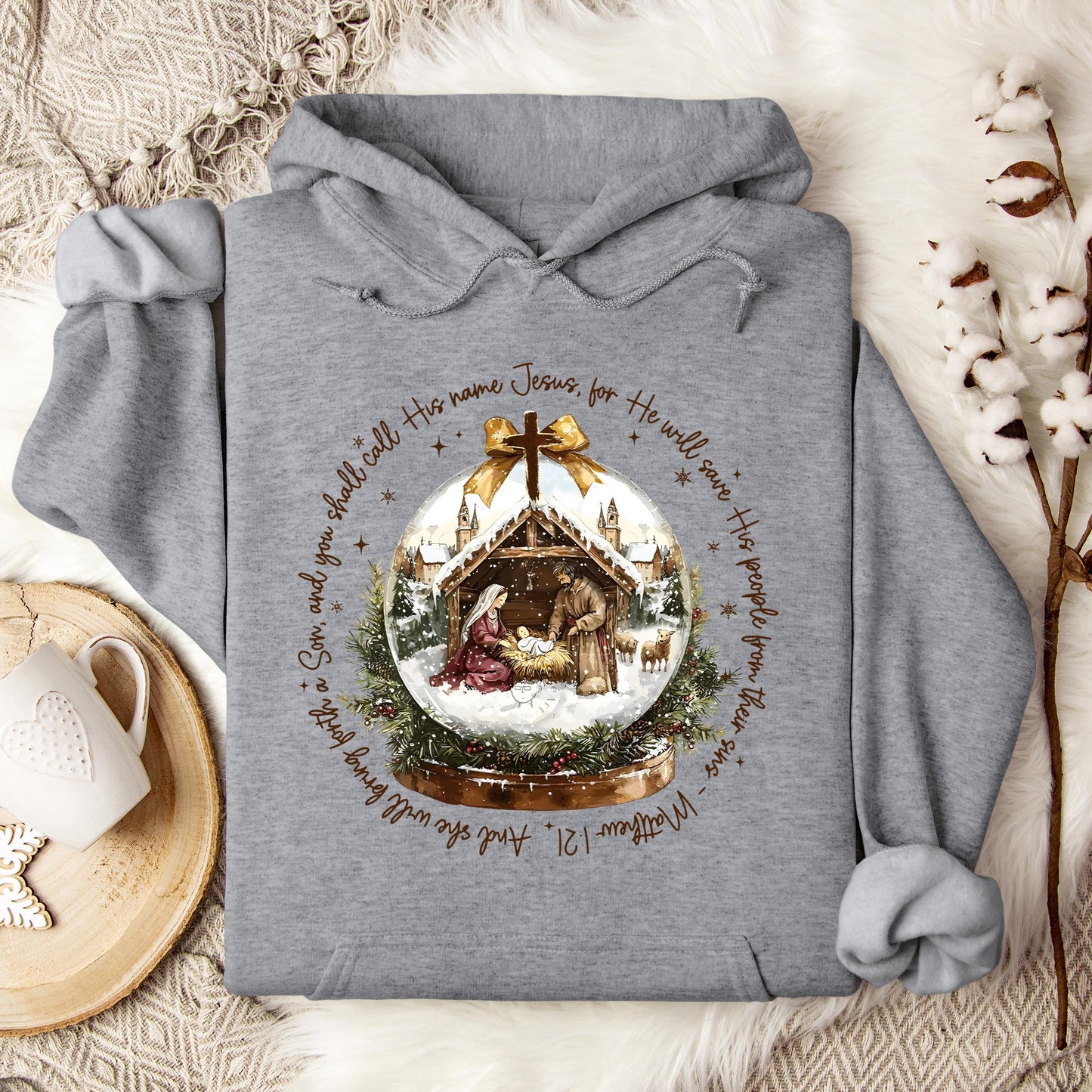 He Will Save His People From Their Sins Matthew 1.21 Hoodie