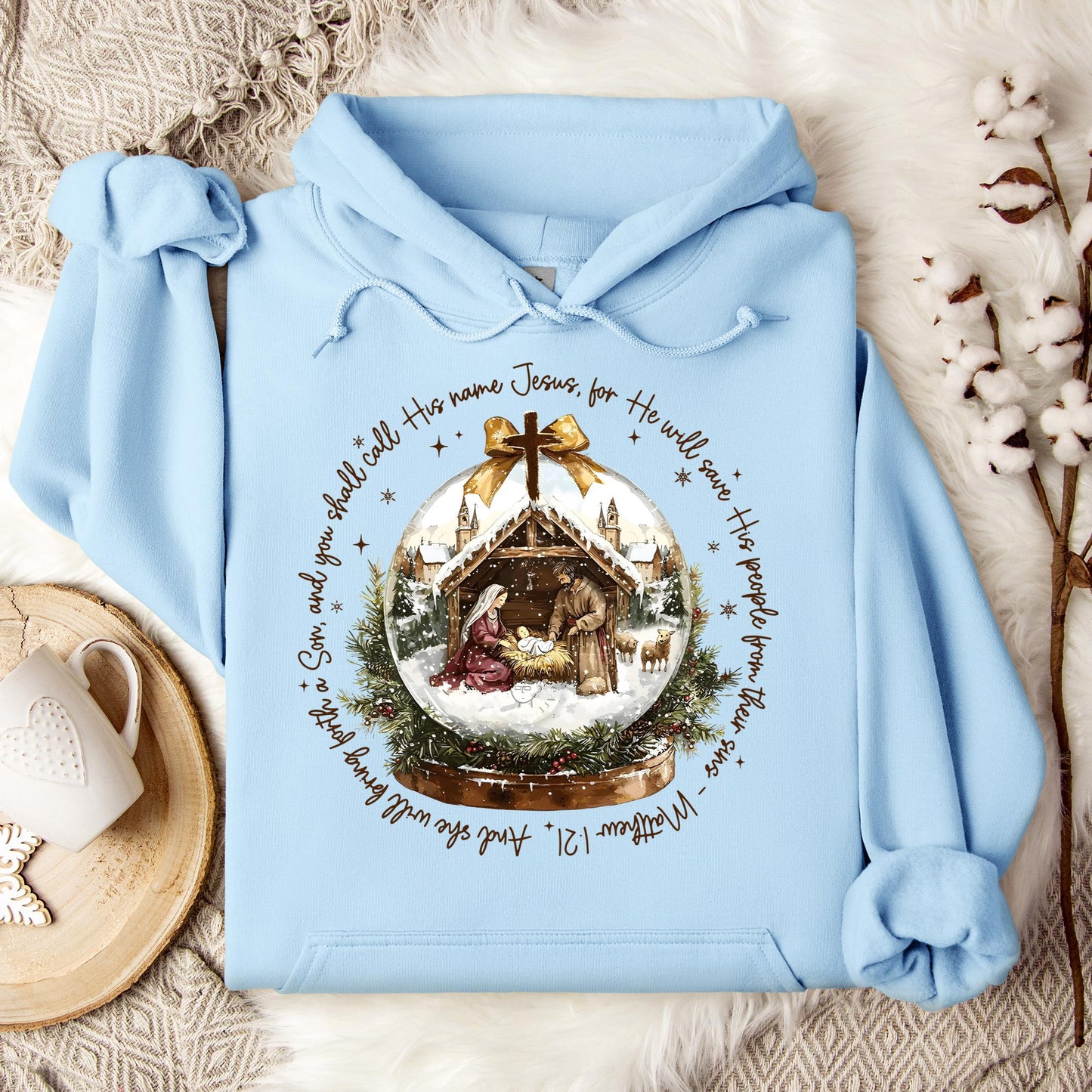 He Will Save His People From Their Sins Matthew 1.21 Hoodie