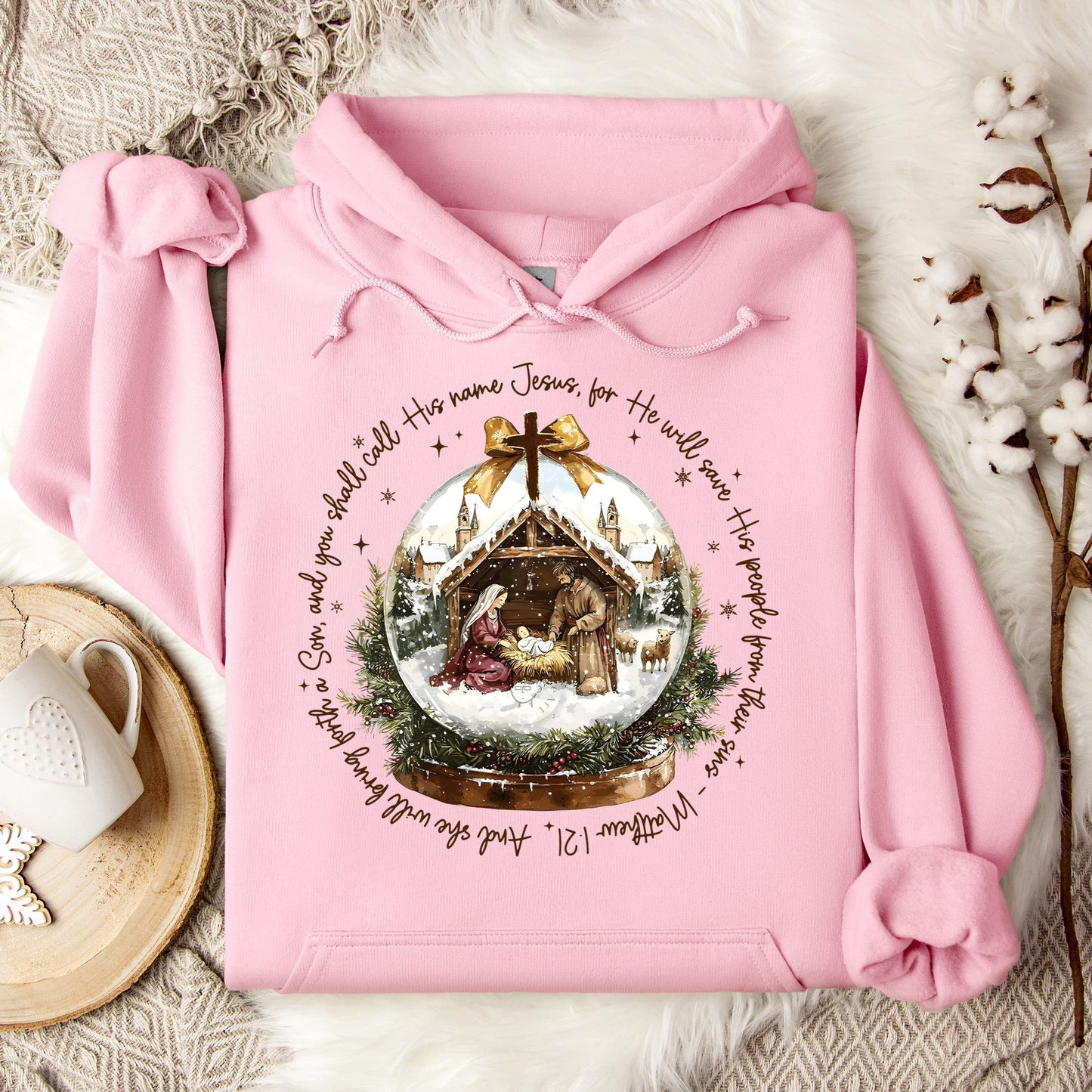 He Will Save His People From Their Sins Matthew 1.21 Hoodie