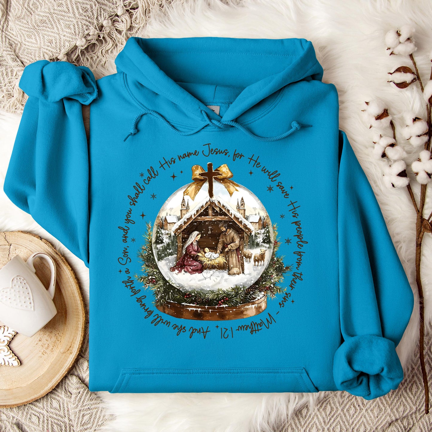 He Will Save His People From Their Sins Matthew 1.21 Hoodie