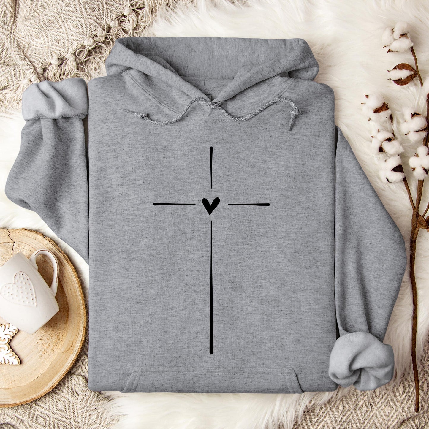 Heart Cross 01 Hoodie