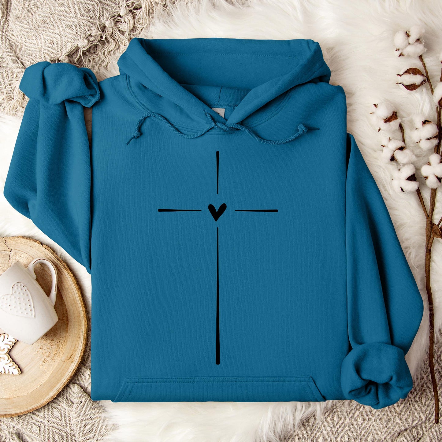 Heart Cross 01 Hoodie