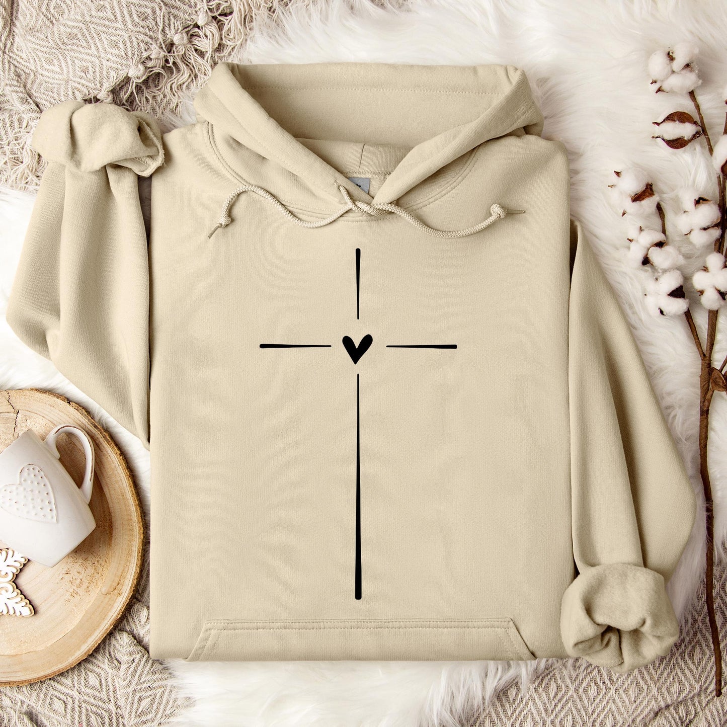 Heart Cross 01 Hoodie