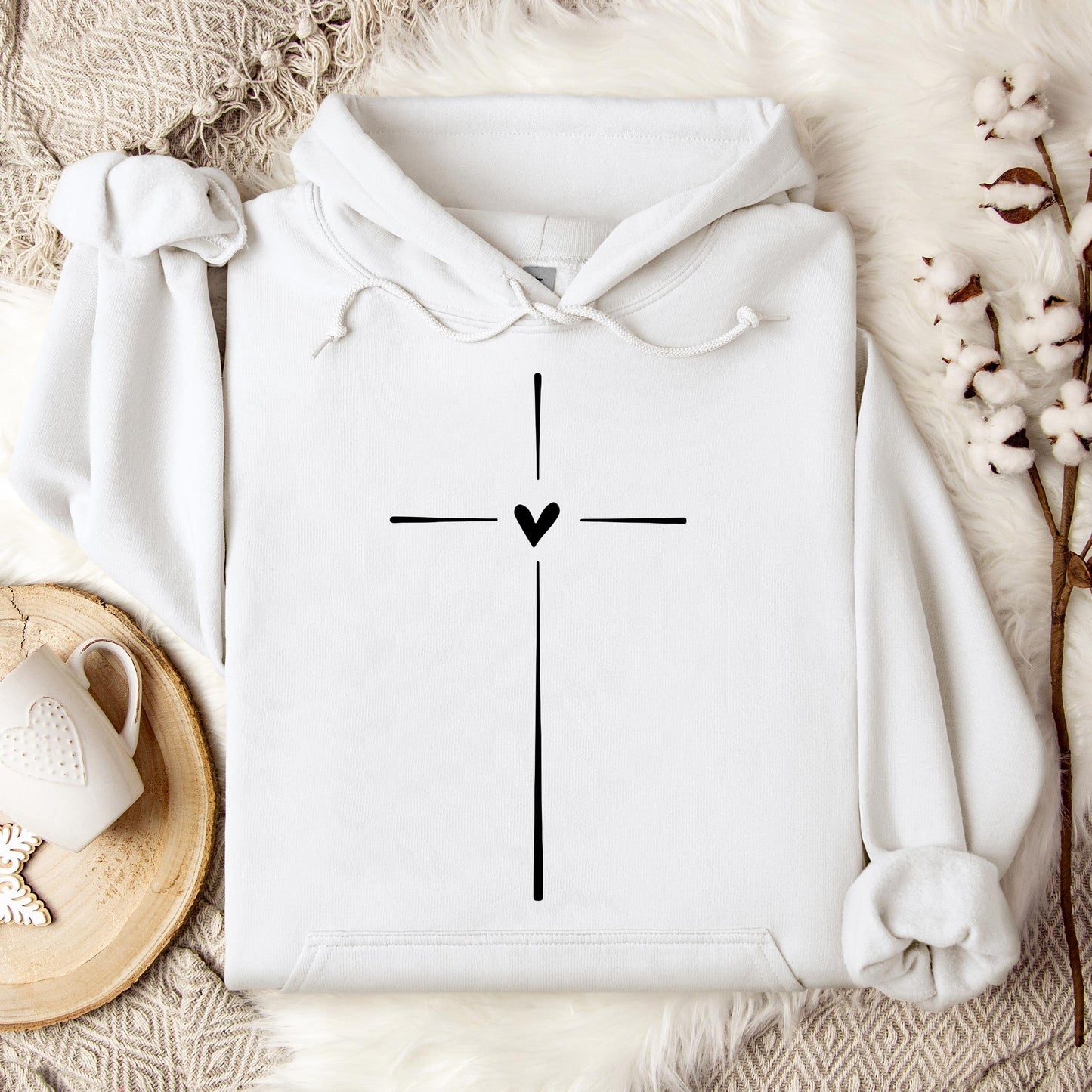 Heart Cross 01 Hoodie