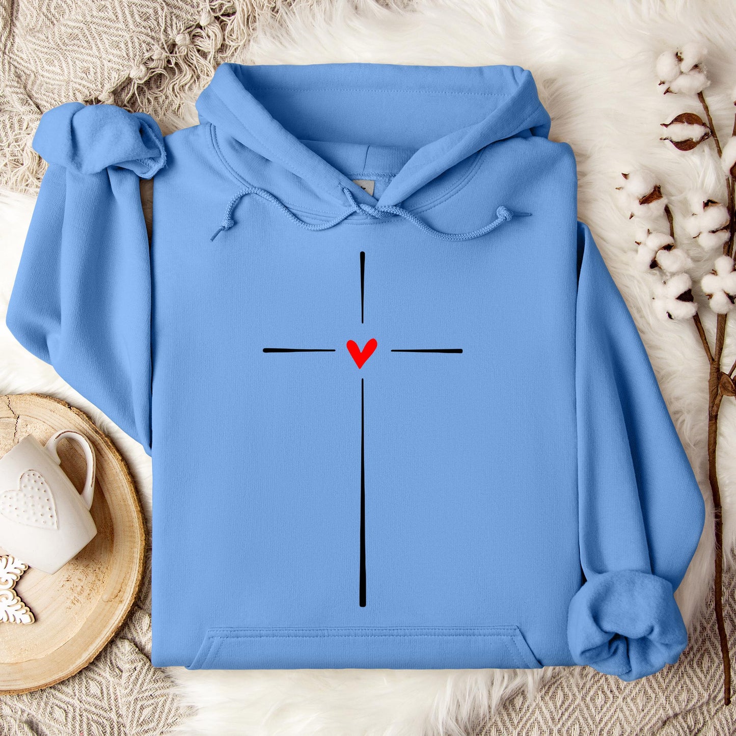 Heart Cross 02 Hoodie