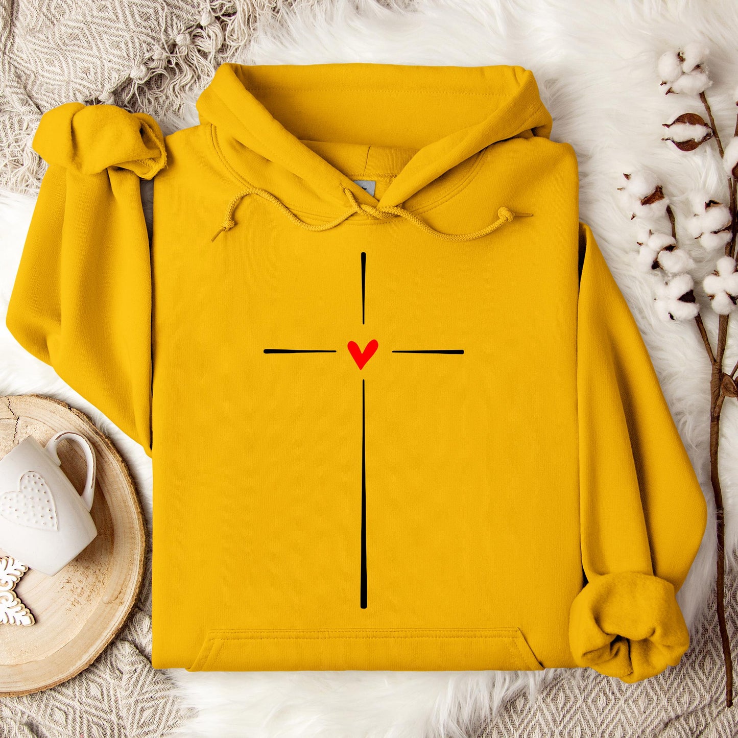 Heart Cross 02 Hoodie